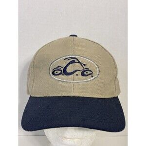 VTG Orange County Choppers OCC Hat Cap Beige Blue Strapback Motorcycle Biker